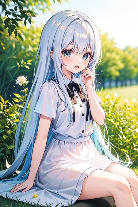 02016-4011654912-(masterpiece, best quality),1girl with long white hair sitting in a field of green plants and flowers, her hand under her chin,.png